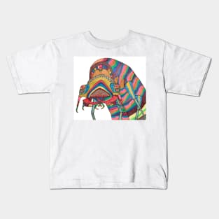 Predaceous diving beetle (Dytiscidae) larva Kids T-Shirt